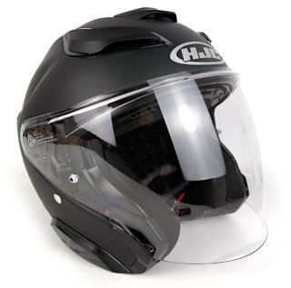 Zánovní otevřená moto helma HJC F31 Solid, černá - vel. M